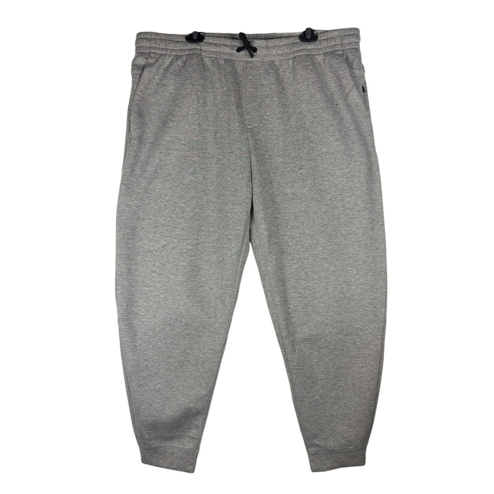 Member's Mark Mens Active Jogger‎ XXL Heather Gray Double Knit Stretch Pants NWT